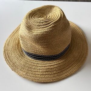 Goodfellow & Co Straw Fedora in Tan with Black Band